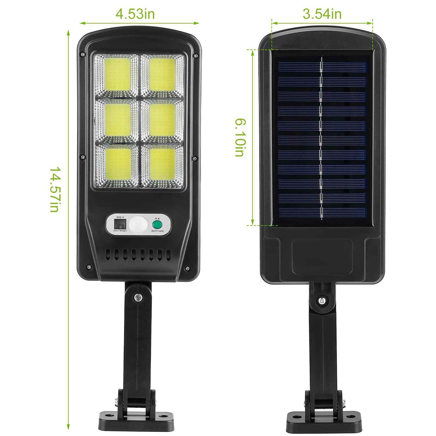 1Pc 450W 300W 200W Solar Powered Motion Sensor Wall Lights Outdoor IP65 Waterproof 3 Modes With Remote Control For Street Front Door Deck