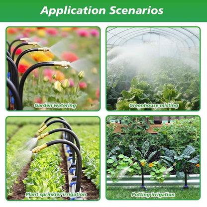 360 Adjustable Irrigation System Kit Garden Watering System Drip Irrigation Kit For Garden, Yard, Lawn, Greenhouse, Plants