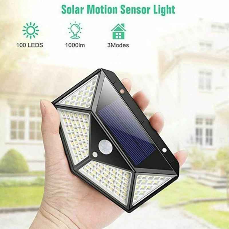 Solar Lights Outdoor Waterproof - Flood Lights With Motion Sensor, Courtyards, LED Solar Light For Streets, Courtyards,Parking Garages