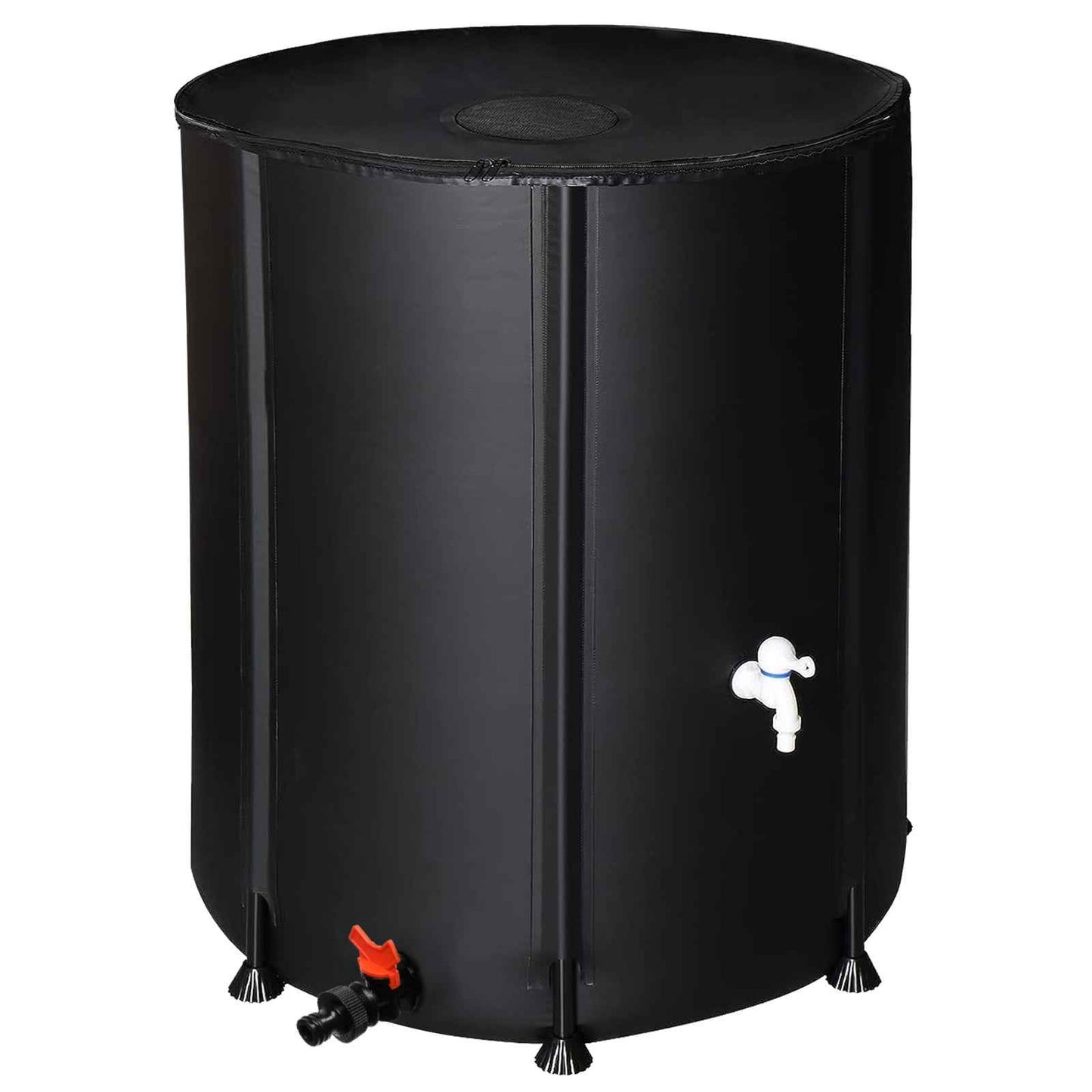 132gal Black PVC Foldable Rain Bucket
