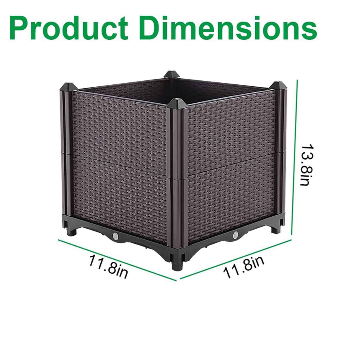 Elevated Garden Flowerpot For Outdoor Plants