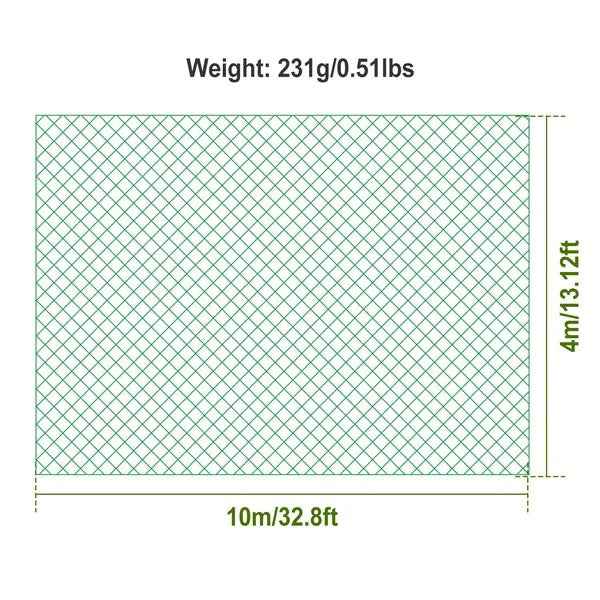 13 X 33ft Garden Netting Heavy Duty PE Anti Bird Netting Plants Fruits Tree Vegetables Protection Netting Net