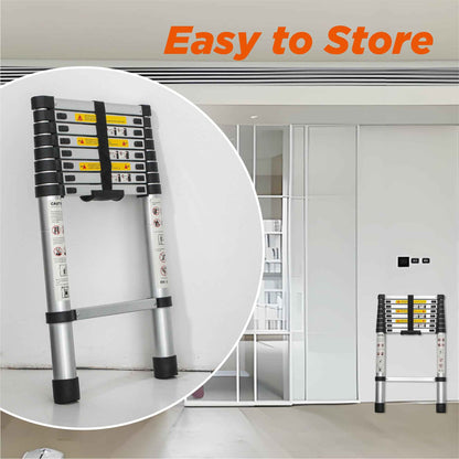 Aluminum Telescoping Ladder For Outdoor Work