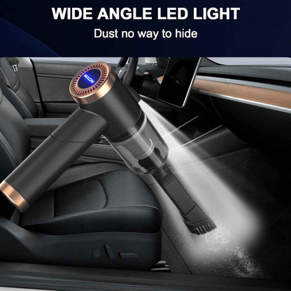 Vacuum Cleaner And Air Duster For Cars, Homes, Offices And Pets, High-power, Multi-nozzle Handheld Car Vacuum Cleaner.
