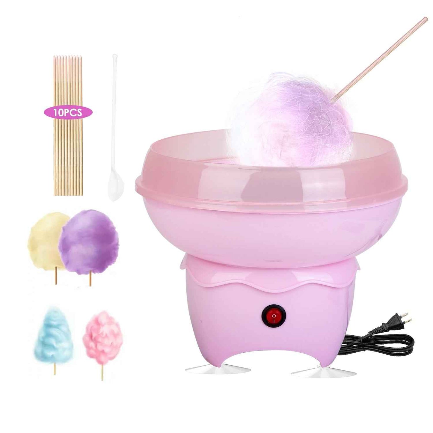 1Pc Cotton Candy Maker Portable Cotton Candy Machine Electric Cotton Candy Express For Kids Christmas Gift Birthday