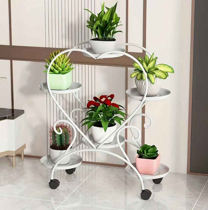 Heart-shaped Flower Pot Rack