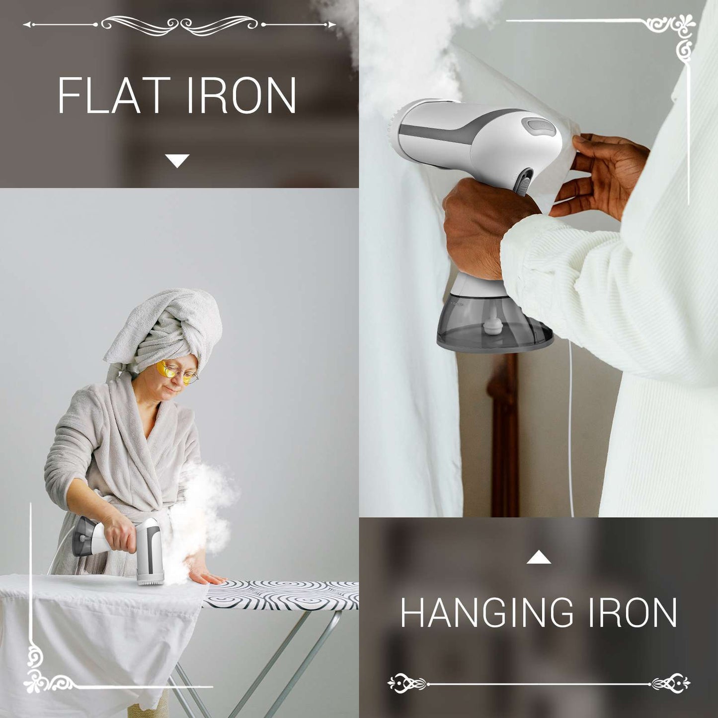 Clothes Steamer Compact And Efficient Suitable For Travel And Home Use For Clothes Cleaning And Ironing - ISHQ gadgets