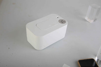 1Pc Baby Wipe Warmer With 3 Temperature Settings Type C Powered Baby Wet Wipes Dispenser With Night Light Large Capacity Diaper Wipe Warmer For Baby