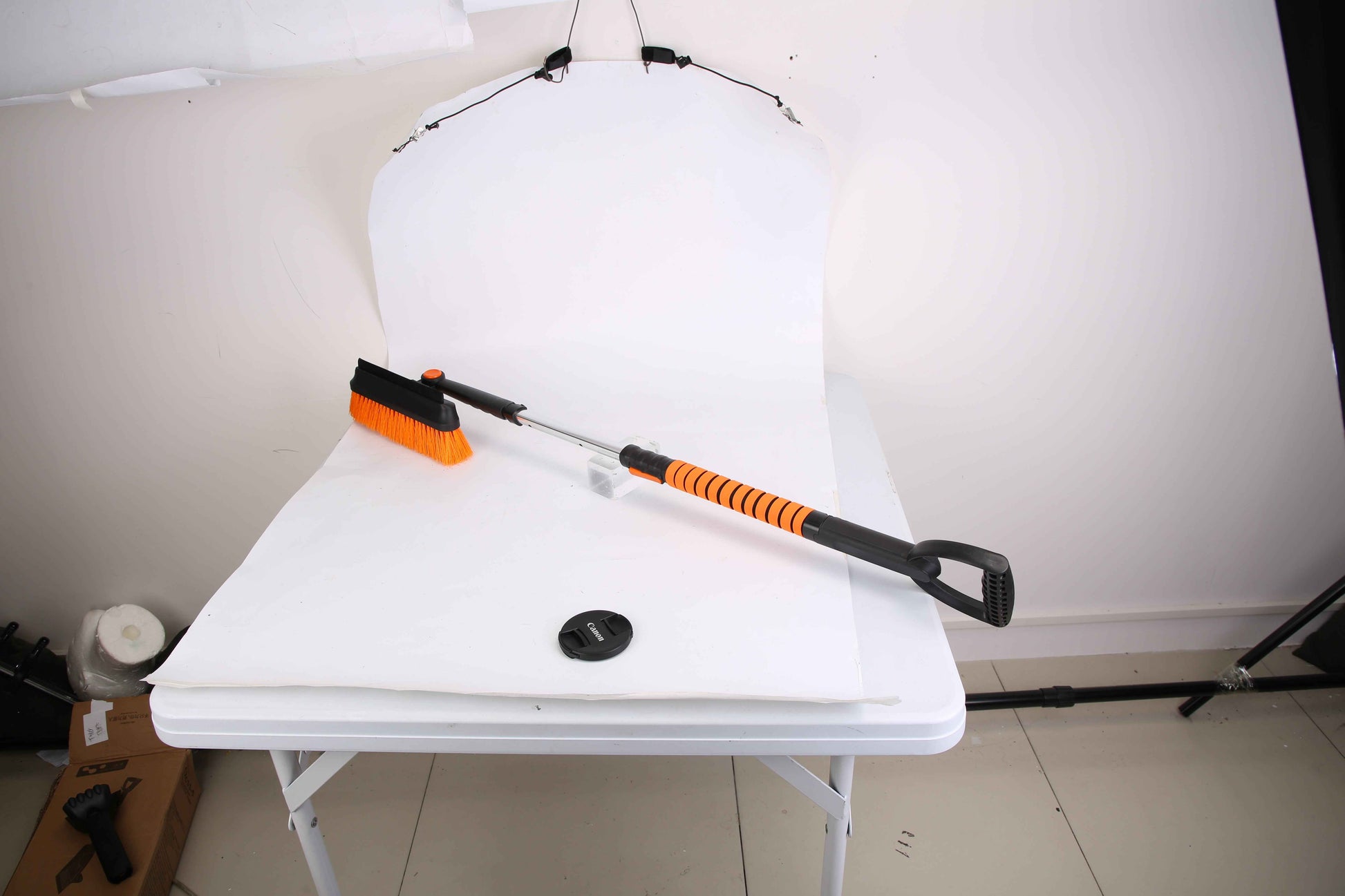 1Pc 5 In 1 Detachable Snow Remover Kits Extendable Ice Scraper Snow Shovel 180Degree Adjustable Snow Brush Head For Car Windshield Roof