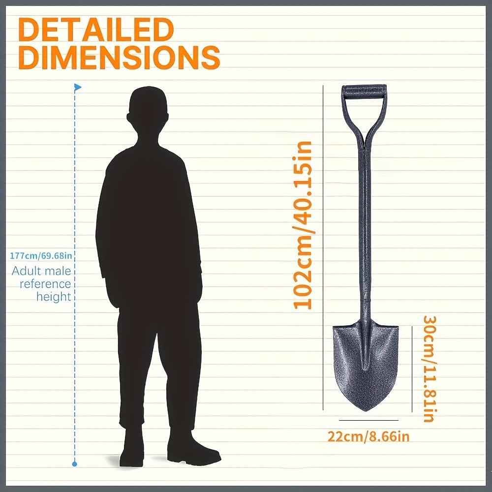 Large Carbon Steel Shovel For Gardening Agricultural Digging Garden Tools,Please Note That This Product Is Shipped By Yourself For The Average Shipping Cost