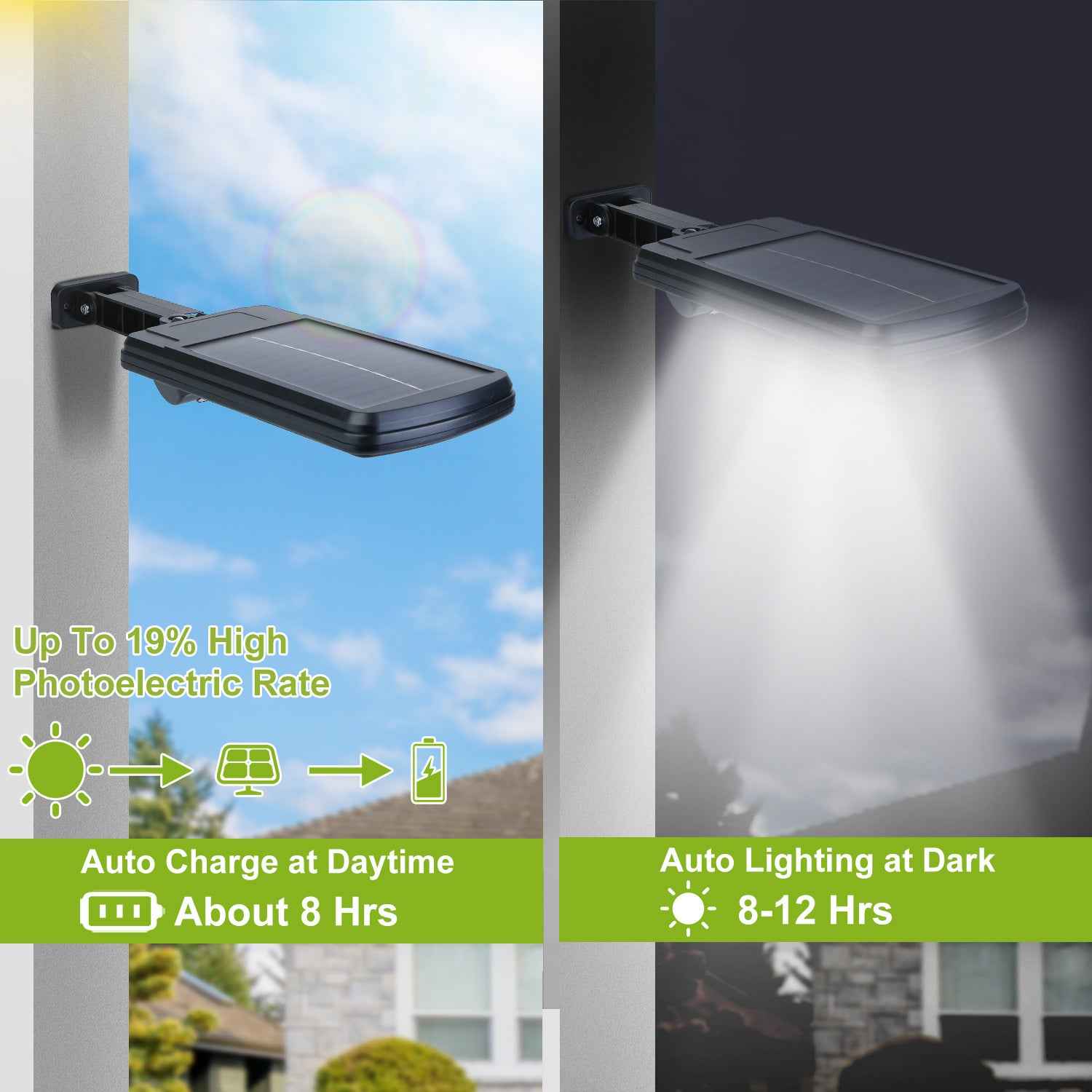 1Pc 450W 300W 200W Solar Powered Motion Sensor Wall Lights Outdoor IP65 Waterproof 3 Modes With Remote Control For Street Front Door Deck