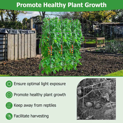 71 X 71 Inch U-Shaped Tall Garden Arched Trellis For Climbing Plants