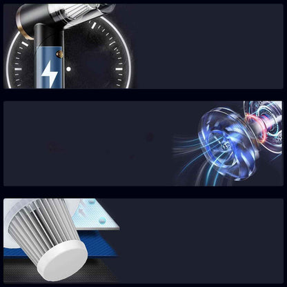 Vacuum Cleaner And Air Duster For Cars, Homes, Offices And Pets, High-power, Multi-nozzle Handheld Car Vacuum Cleaner.