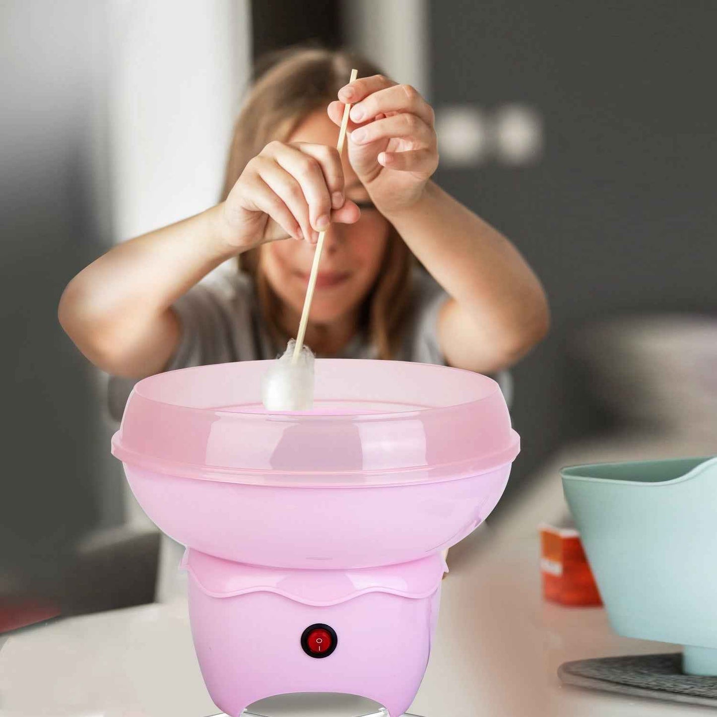 1Pc Cotton Candy Maker Portable Cotton Candy Machine Electric Cotton Candy Express For Kids Christmas Gift Birthday