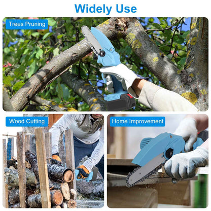 Mini 4-inch And 6-inch Chain Saws